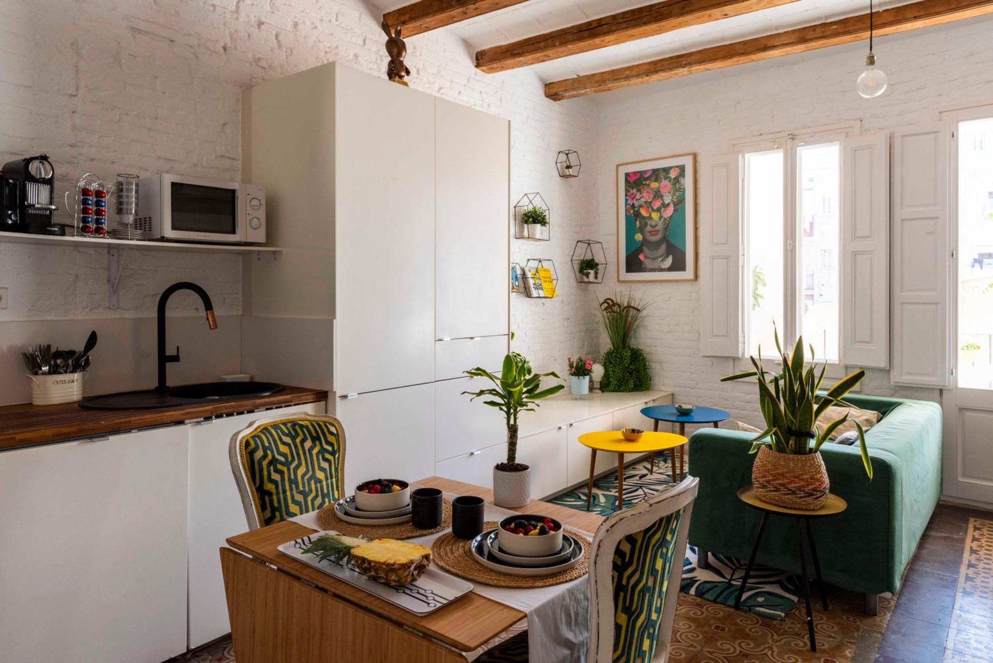 Enchanting 2 Bedroom Flat With Terrace Near Placa Espanya برشلونة المظهر الخارجي الصورة